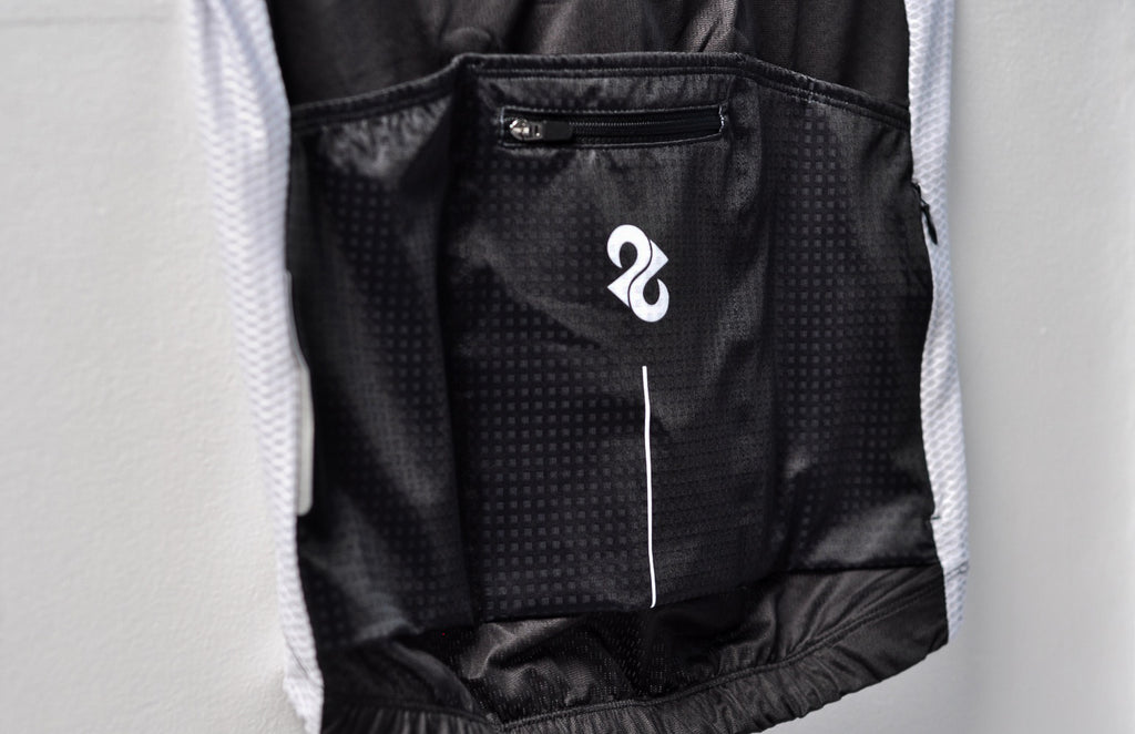 Bone White and Black- Jersey Top