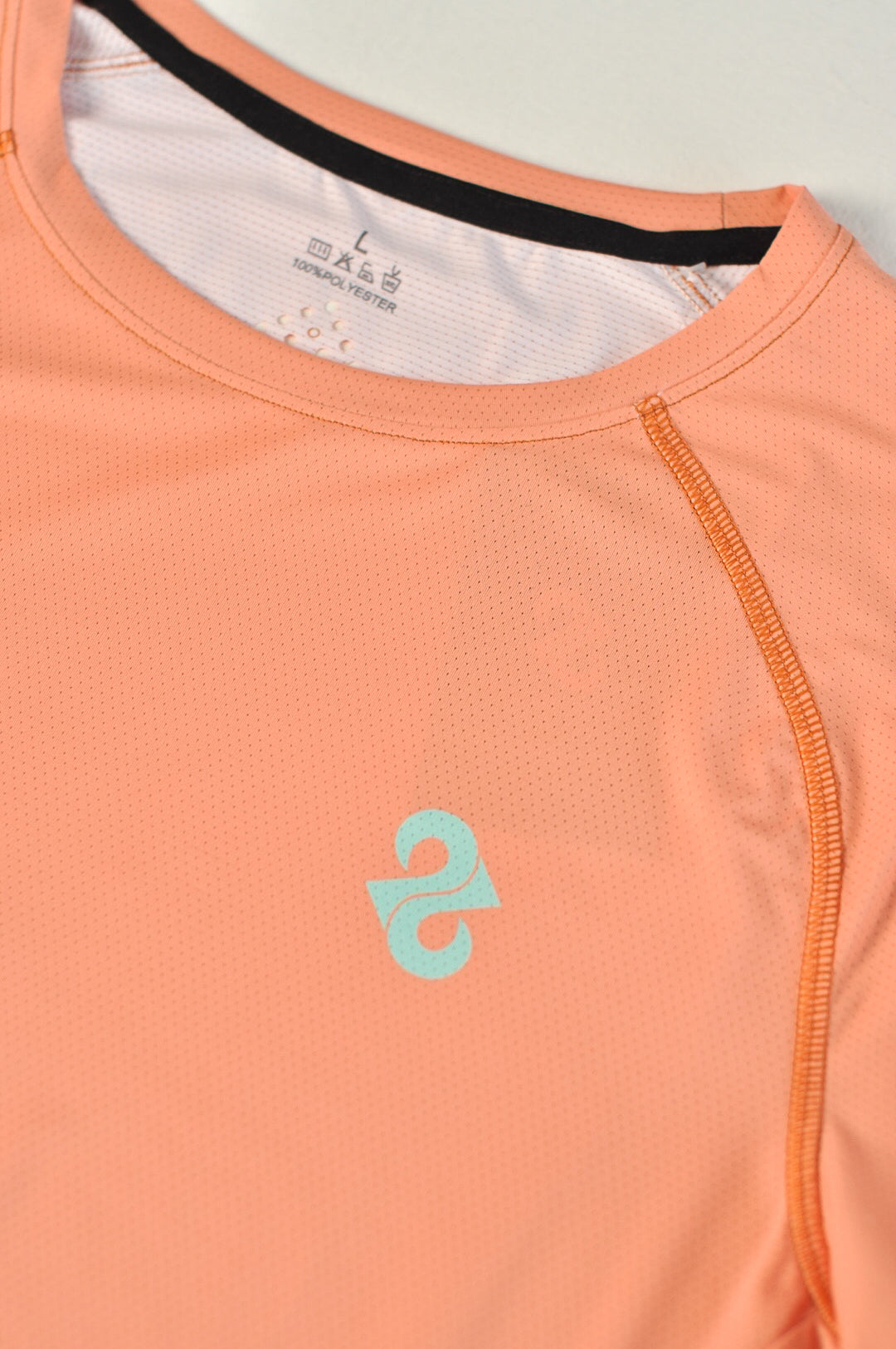 Cream Orange Transition Tech Tee- Tech Shirt