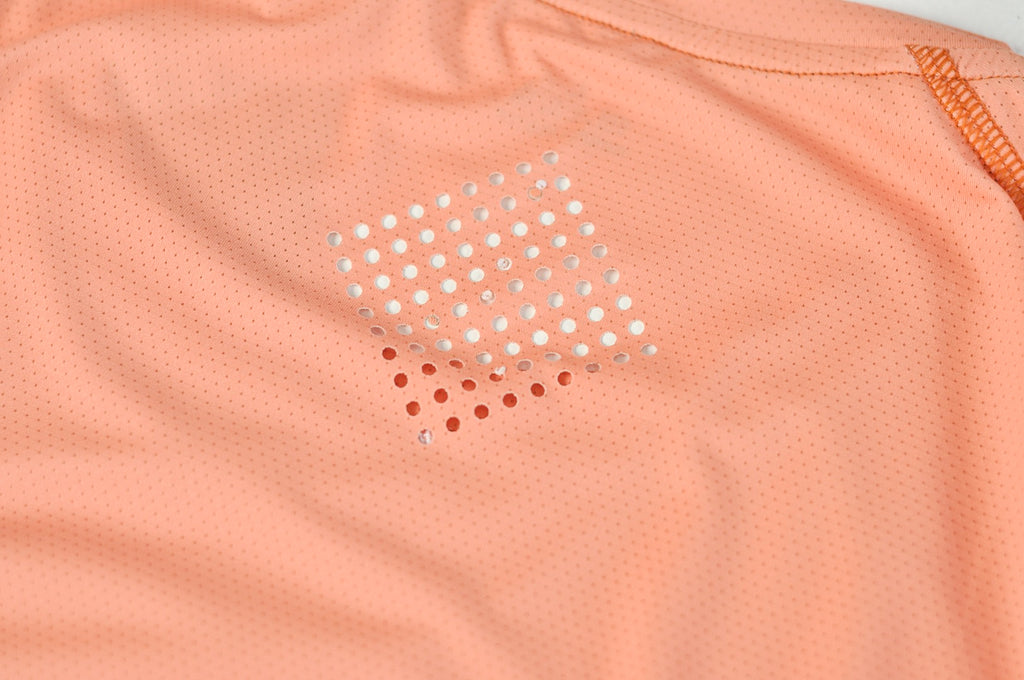 Cream Orange Transition Tech Tee- Tech Shirt