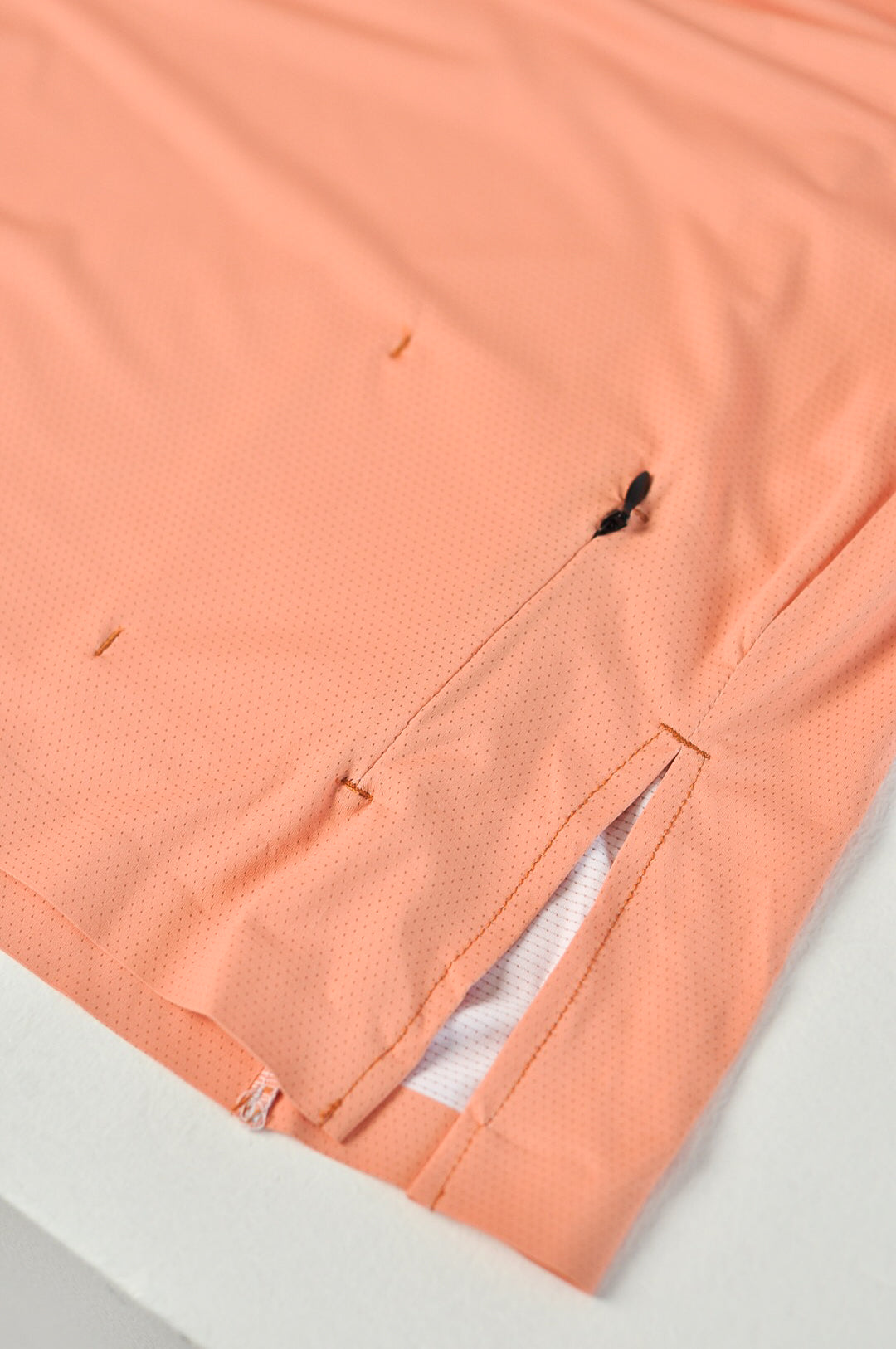 Cream Orange Transition Tech Tee- Tech Shirt