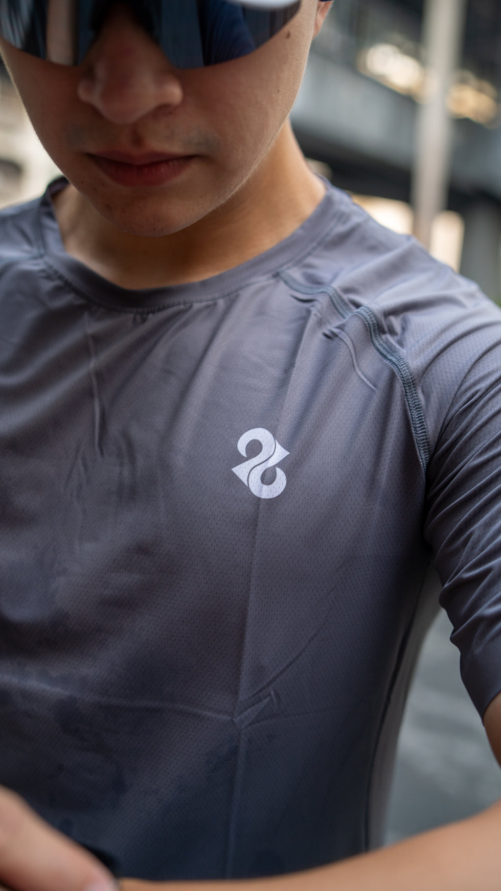 Pebble Grey Transition Tech Tee- Tech Shirt