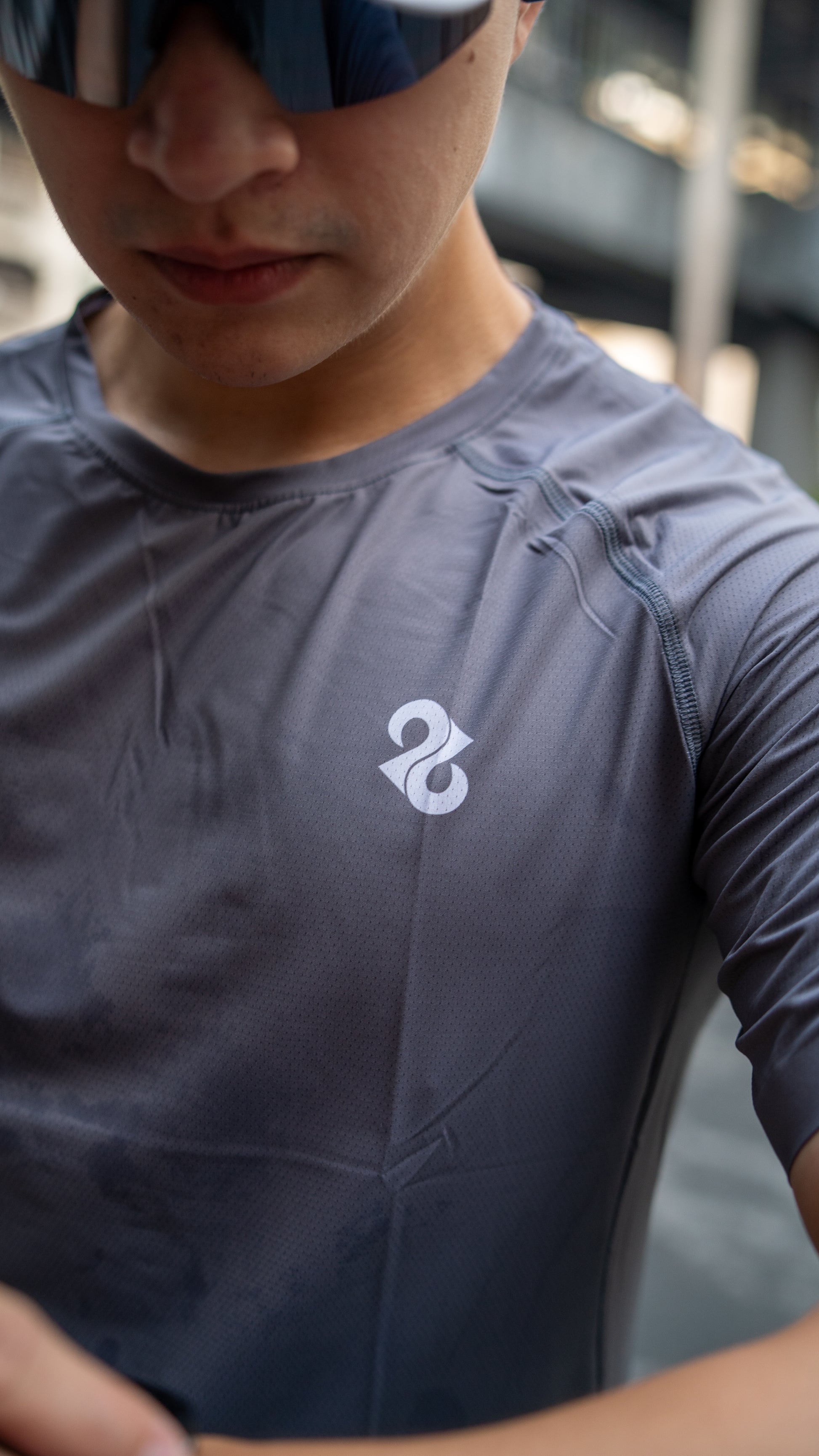 Pebble Grey Transition Tech Tee- Tech Shirt