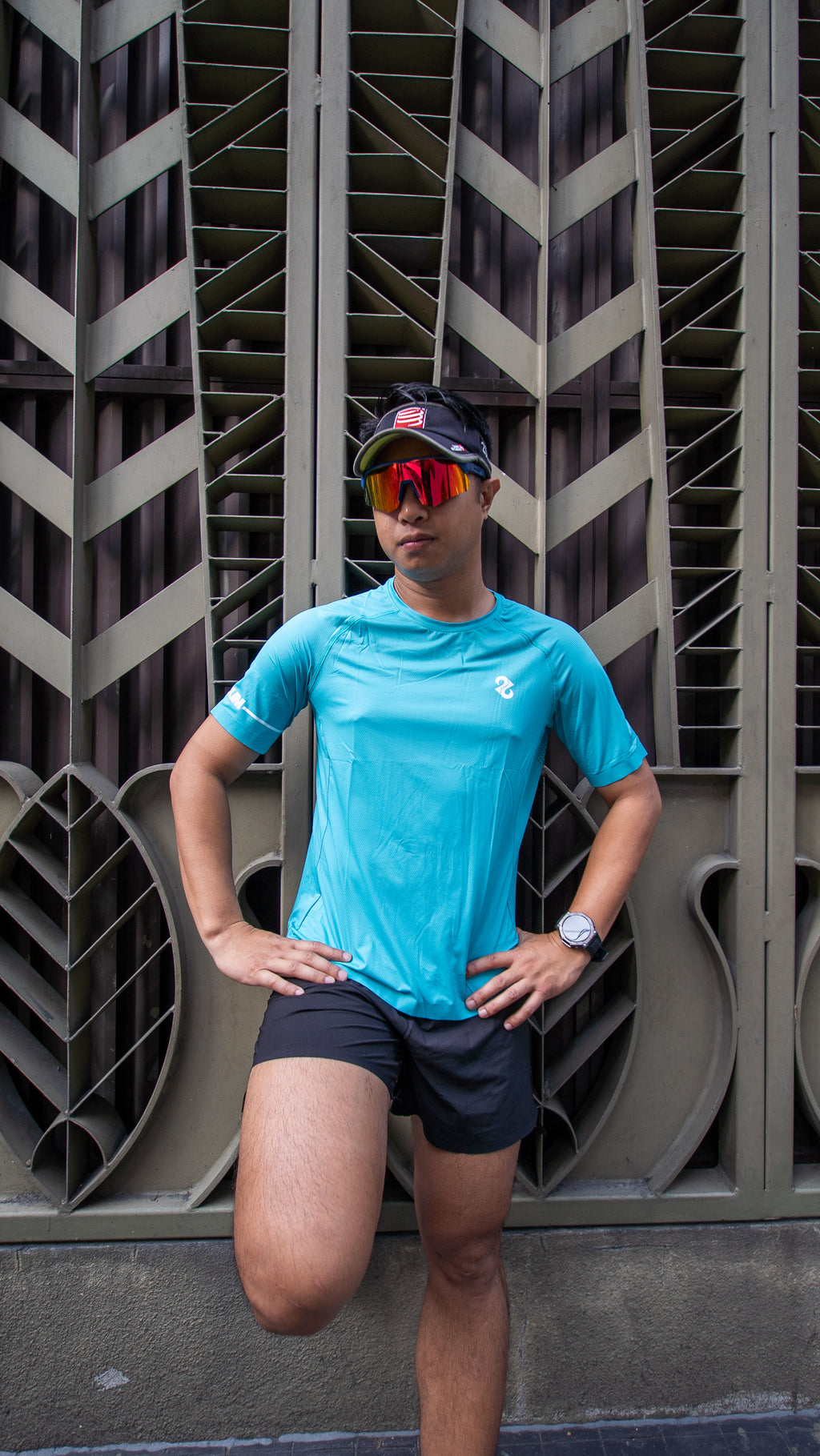 Teal Transition Tech Tee- Tech Shirt