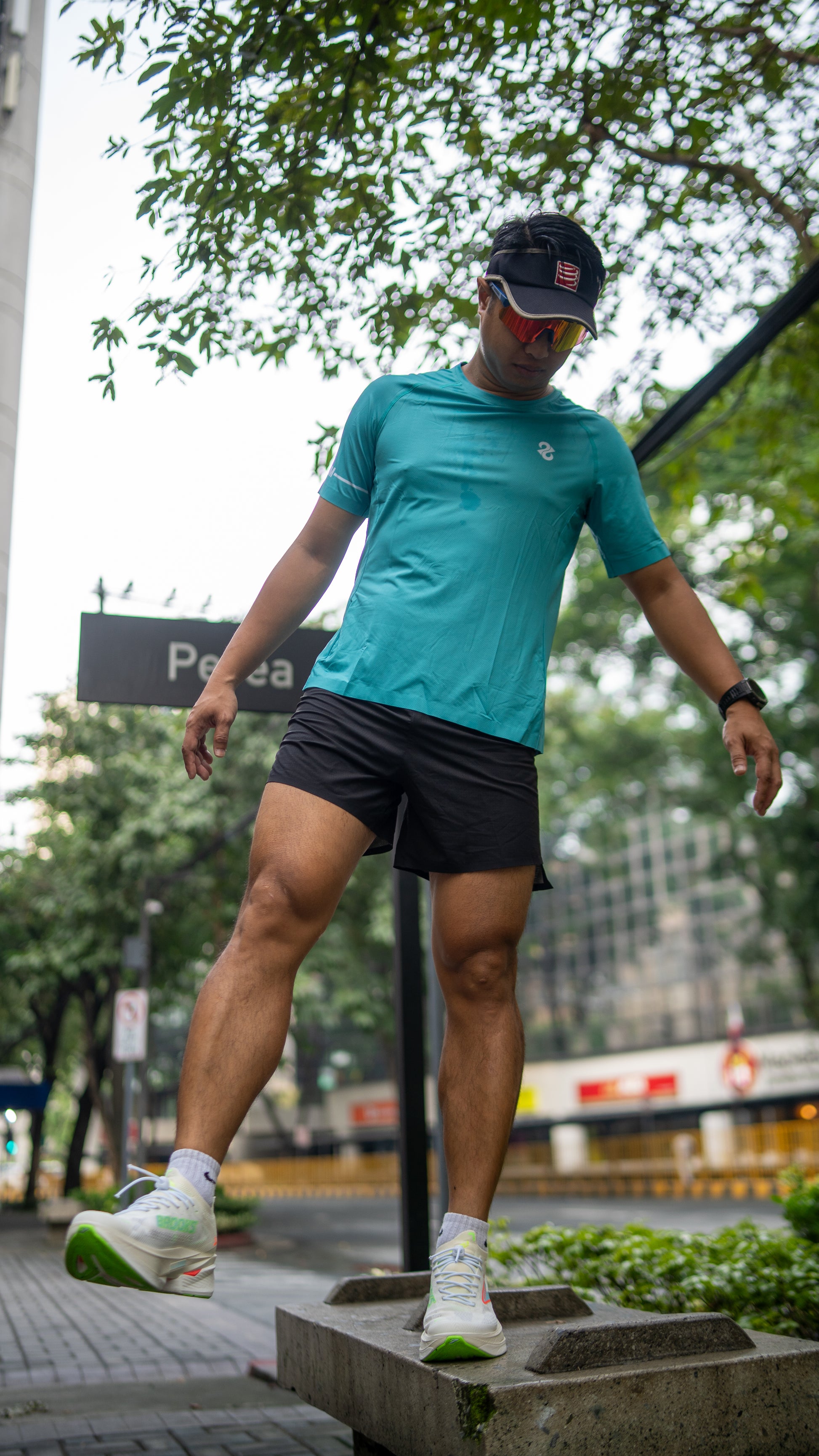 Teal Transition Tech Tee- Tech Shirt