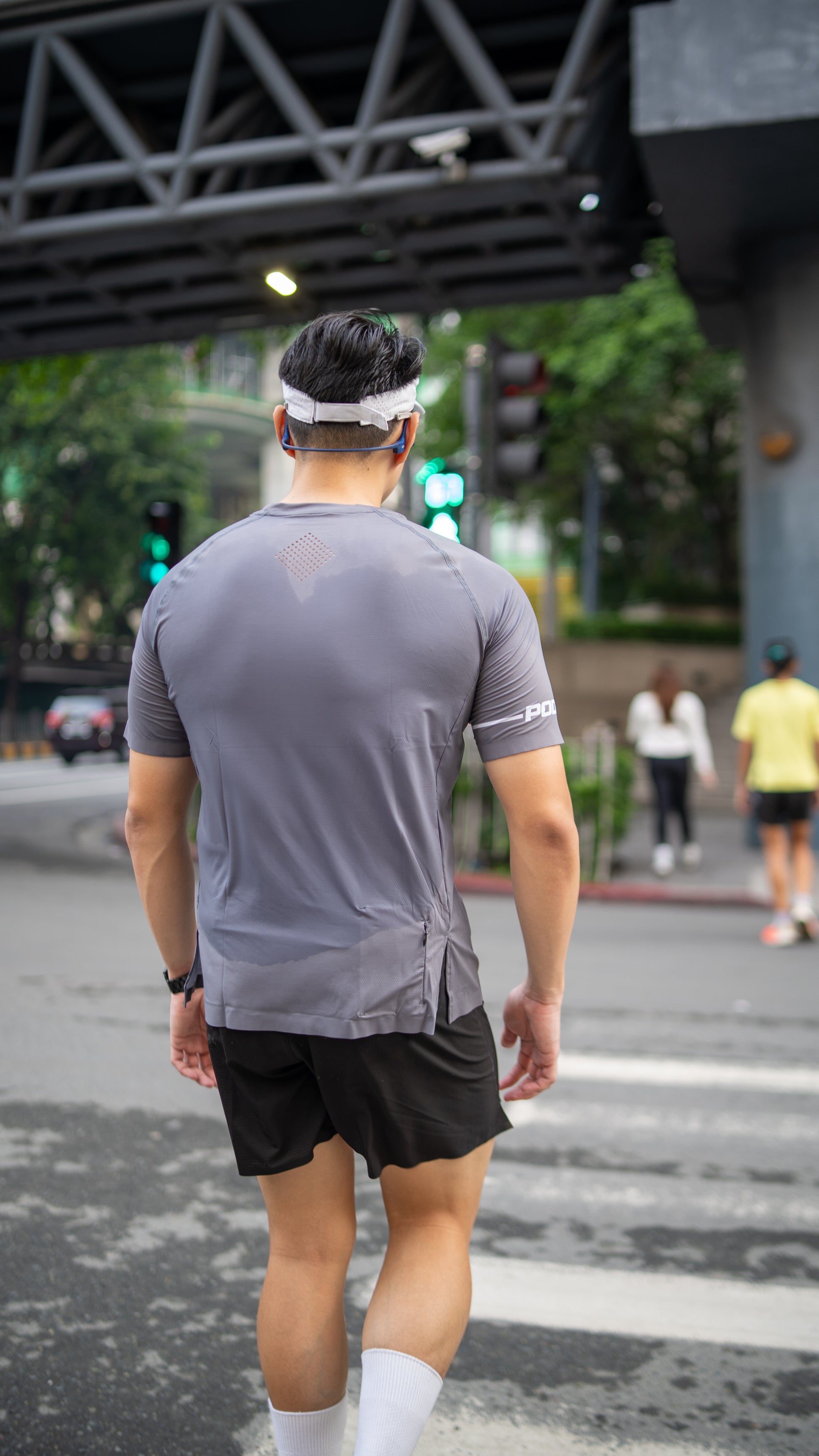 Pebble Grey Transition Tech Tee- Tech Shirt
