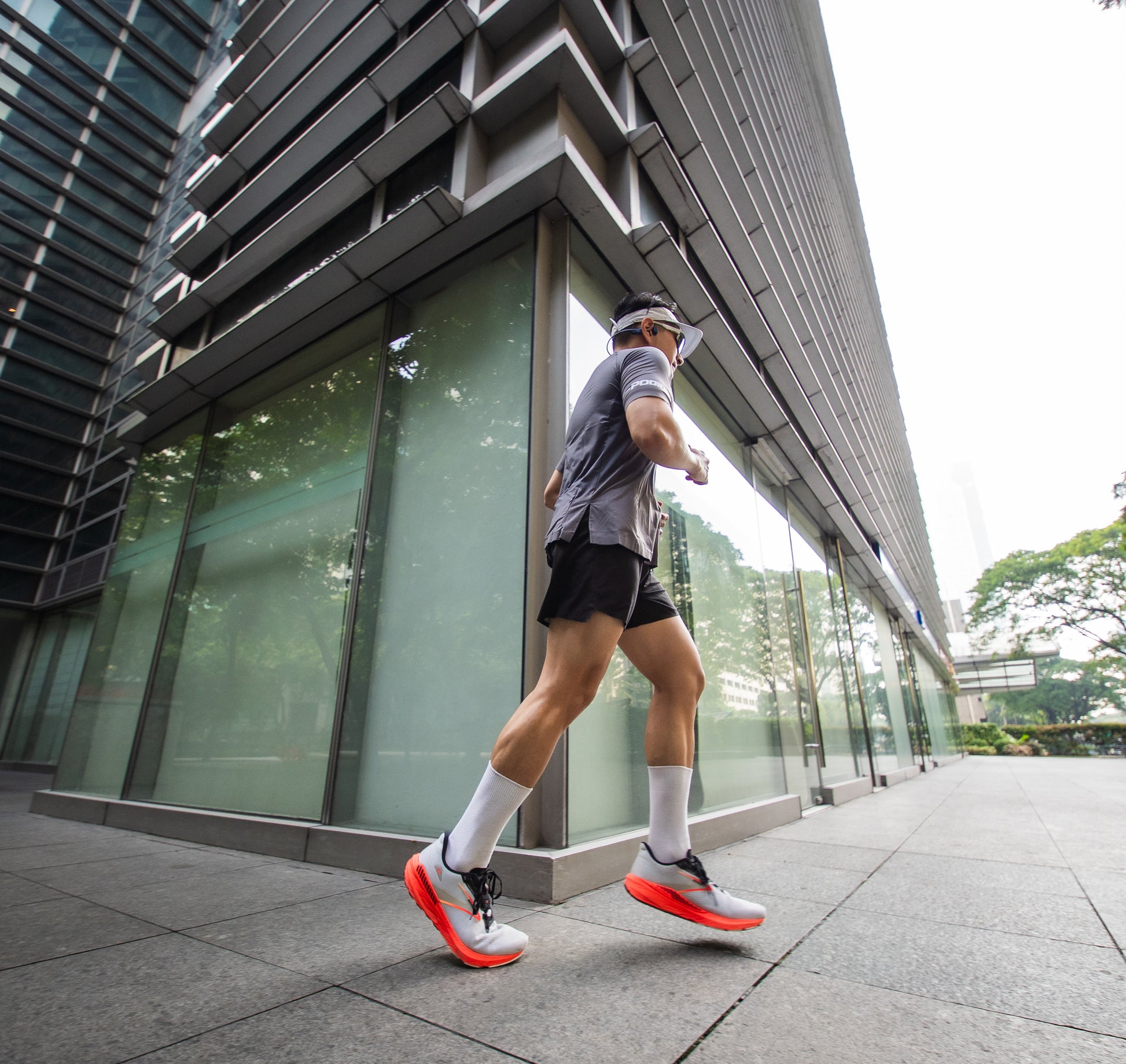 Pebble Grey Transition Tech Tee- Tech Shirt
