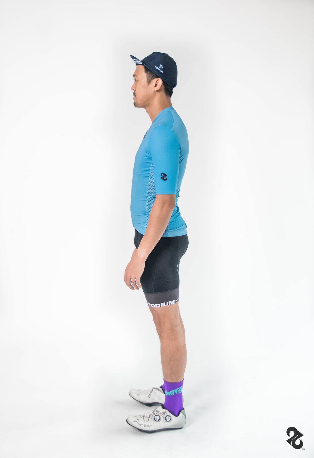 Slate Blue - Jersey Top