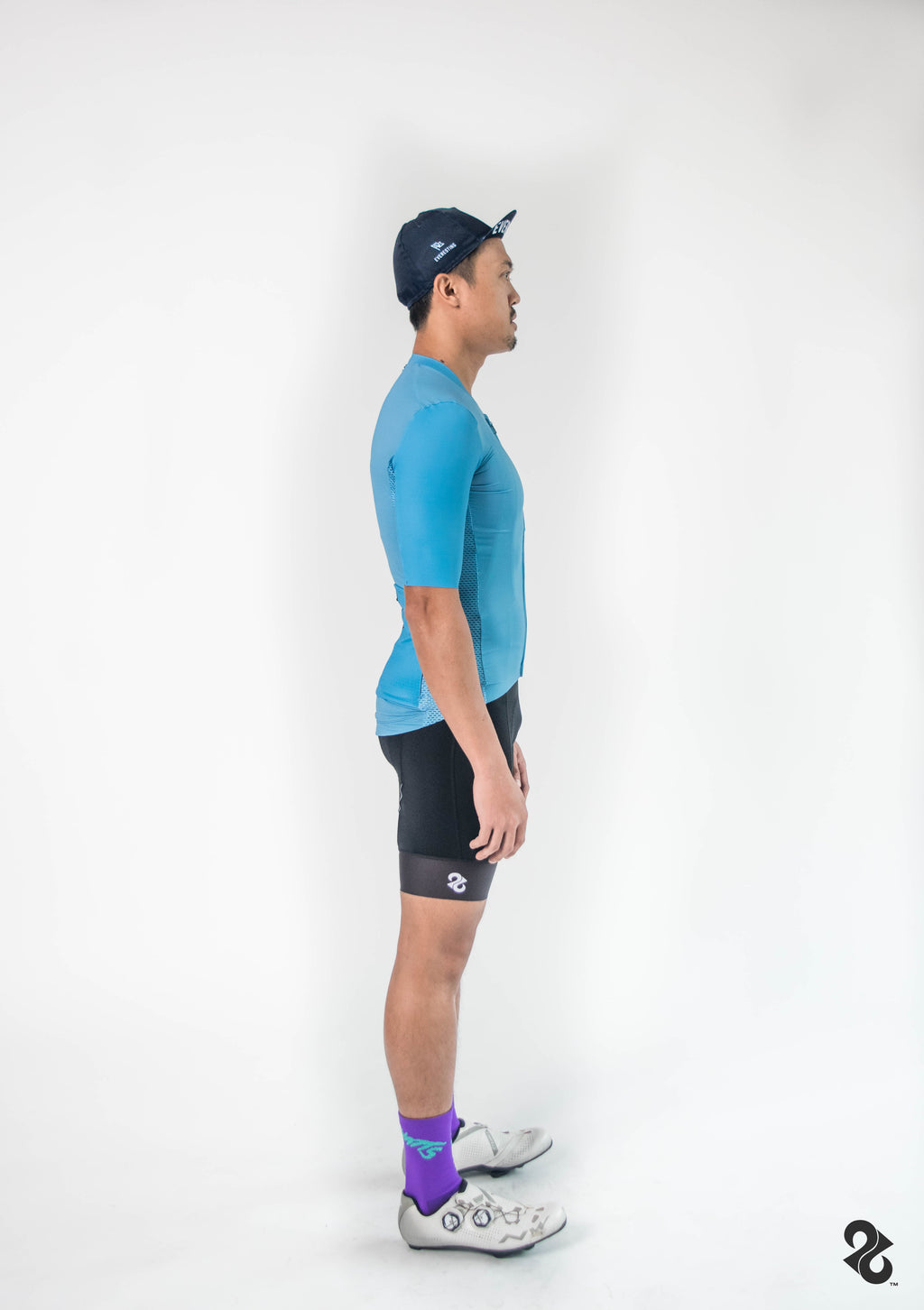 Slate Blue - Jersey Top