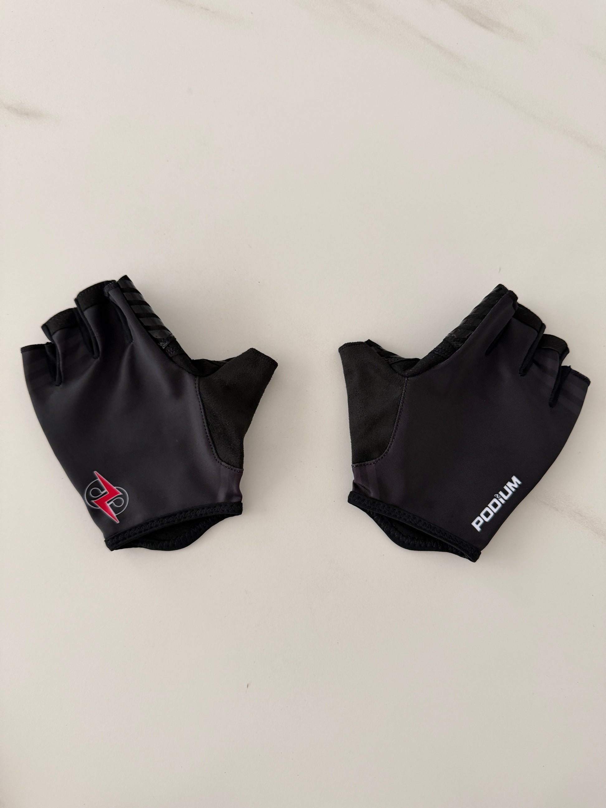 Solid Black (PD x SnS)- Cycling Gloves